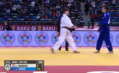 Nora Gjakova siguron medaljen, kalon në finalen e Grand Slamit të Bakut