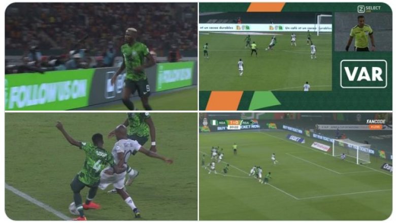 Nigeria mendoi se preku finalen, por VAR kishte plane të tjera – anulohet goli, akordohet penallti në anën tjetër të fushës