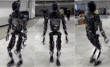 Elon Musk mori robotin Optimus të Tesla-s për një shëtitje nëpër fabrikë – njëri nga komentet e shumta ishte shumë interesant