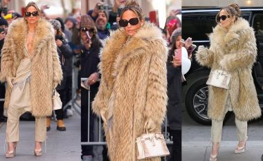 Jennifer Lopez shfaqet me një çantë të rrallë Hermes, me vlerë marramendëse prej 150 mijë dollarësh
