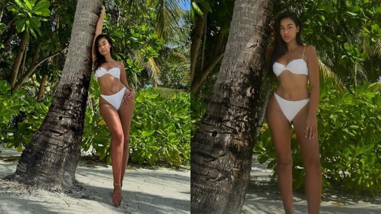 Adrola Dushi tregon linjat atraktive në bikini gjatë pushimeve