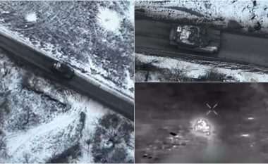 Një M1 Abrams amerikan mund të shihet duke hapur zjarr ndaj rusëve - në videon e parë të tankut në një betejë në Ukrainë