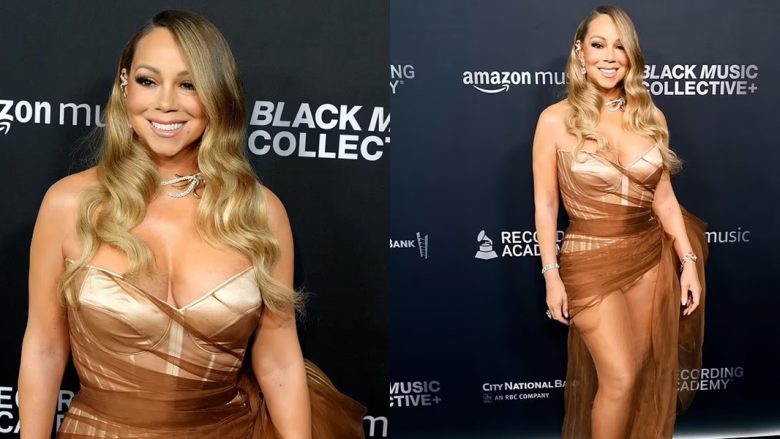 Mariah Carey shkëlqen me një veshje tejet joshëse në ceremoninë e “Recording Academy”