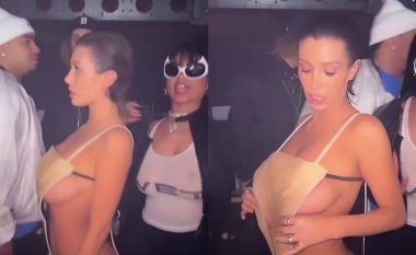 Gruaja e Kanye West, Bianca Censori del pothuajse e zhveshur me një paraqitje eksplicite, pas festës në Super Bowl