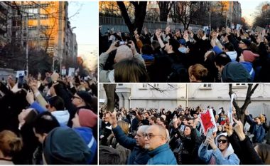 Protestuesit në Beograd fyejnë rëndë presidentin rus Vladimir Putin
