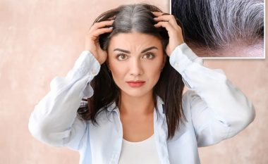 Një parukier profesionist tregon se flokët e thinjura mund t’i mbuloni me xhel për vetullat