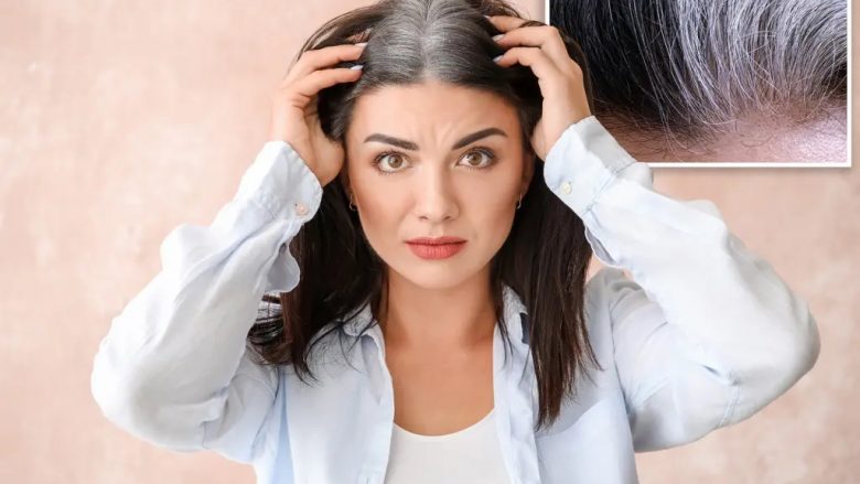 Një parukier profesionist tregon se flokët e thinjura mund t’i mbuloni me xhel për vetullat
