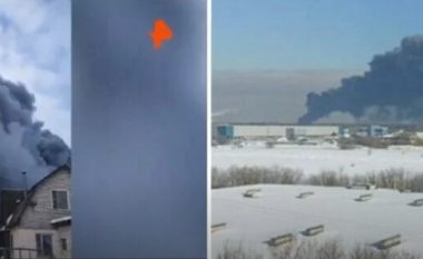 Shpërthim i fuqishëm në Moskë, një depo përfshihet nga zjarri – tym i zi ngritet në qiell