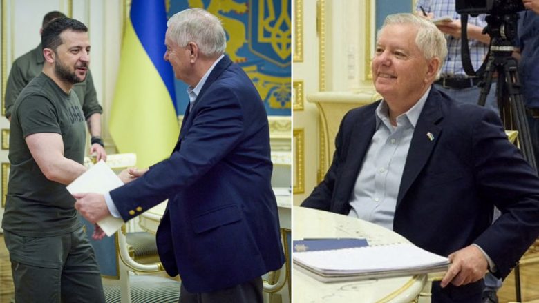 Zelensky i thotë senatorit amerikan gjatë vizitës në Kiev, se është shumë e rëndësishme ndihma amerikane për vendin e tij