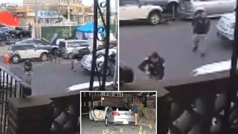 Deshi të vriste një çift në New York, momenti kur policia amerikane qëllon për vdekje sulmuesin