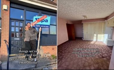E blenë shtëpinë e ndërtuar në të 60-at, çifti nga Skocia tregojnë se çfarë gjetën brenda saj gjatë procesit të rinovimit