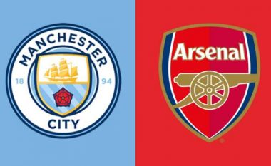 Manchester City – Arsenal, formacionet zyrtare