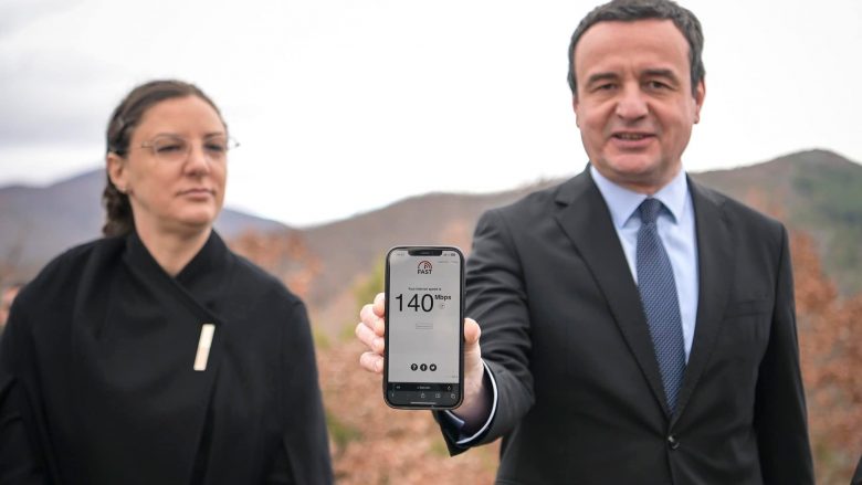 “140 Mbps është shpejtësia e internetit në Çabër të Zubin Potokut”, Kurti njofton për zgjerimin e Telekomit në veri