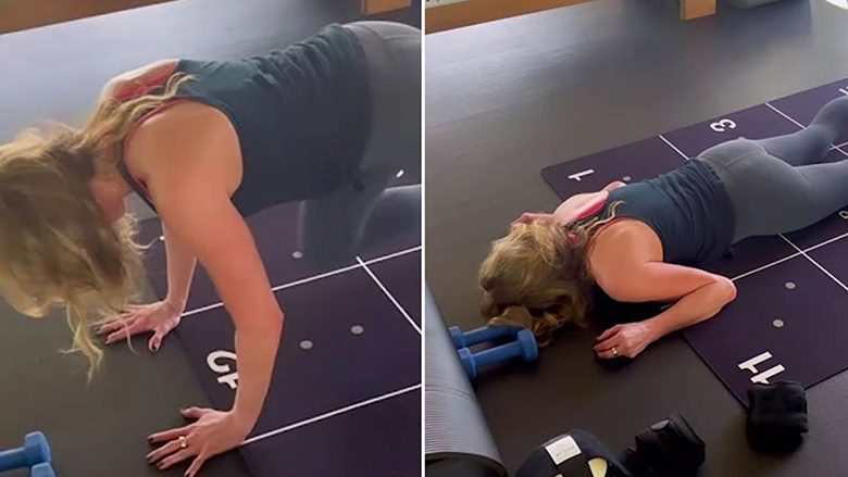 Jennifer Aniston praktikon tri ushtrime për një linjë të mirë të trupit! Nuk zgjasin shumë dhe e shtrëngojnë trupin