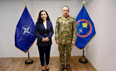 Komandanti i KFOR-it takon presidenten Osmani, theksohet nevoja për koordinim të bashkëpunimit mes KFOR-it dhe institucioneve të Kosovës