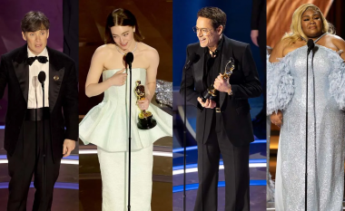 Lista e plotë e fituesve në 'Oscars 2024' - "Oppenhemier" me gjithsej shtatë çmime, zhgënjen "Barbie"
