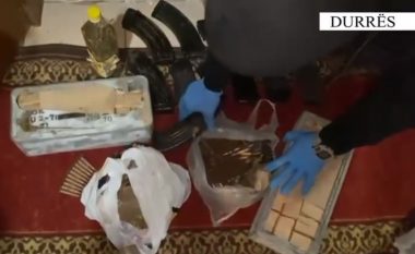 Zbulohet baza e grupeve kriminale në Sukth të Durrësit, gjenden armë dhe municione