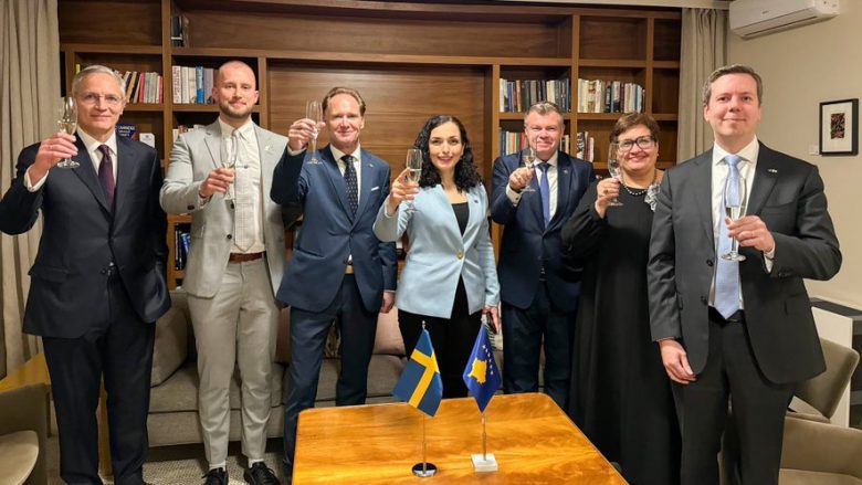 Dolli për anëtarësimin e Suedisë në NATO, Osmani: Po festojmë këtë ditë historike