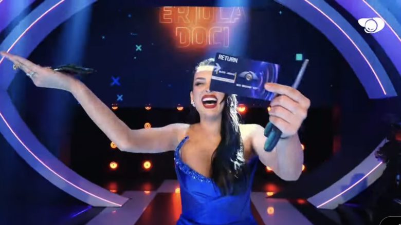 Eriola Doçi eliminohet nga Big Brother VIP Albania, por fati është në anën e saj – i qëllon bileta e kthimit