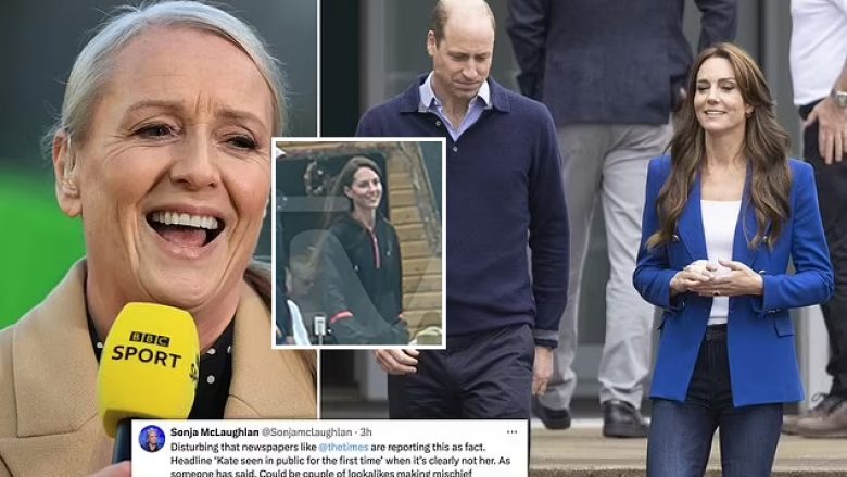 “Është qartë e dukshme që ajo nuk është Kate”, gazetarja e BBC-së nxit spekulimet se kanë përdorur një sozi të Princeshës së Uellsit në video