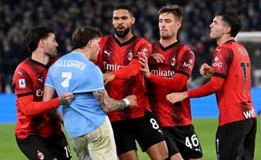 Tensione dhe tre kartonë të kuq, goli i Okafor i jep tri pikë Milanit në ndeshjen dramatike ndaj Lazios