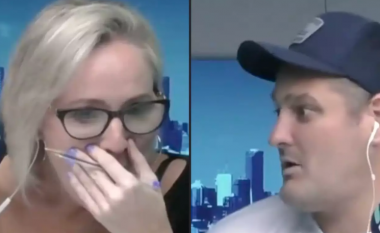 Gruaja australiane i propozon të dashurit live në një emision - befasohet nga përgjigja e tij