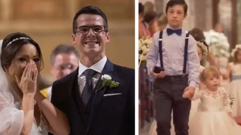 Dasmorët e vegjël e bënë nusen të qajë – videoja u bë hit në rrjetet sociale