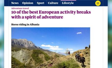 Rama ndan artikullin e “The Guardian”: Sporti i kalërimit në Shqipëri, ndër 10 aktivitetet europiane të aventurës