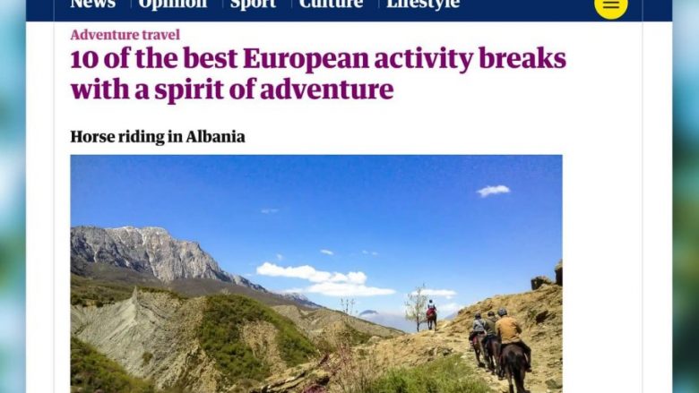 Rama ndan artikullin e “The Guardian”: Sporti i kalërimit në Shqipëri, ndër 10 aktivitetet europiane të aventurës