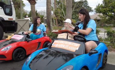 Gratë nga Florida në përpjekje për të shënuar rekord botëror duke përshkuar 800 kilometra me vetura lodra
