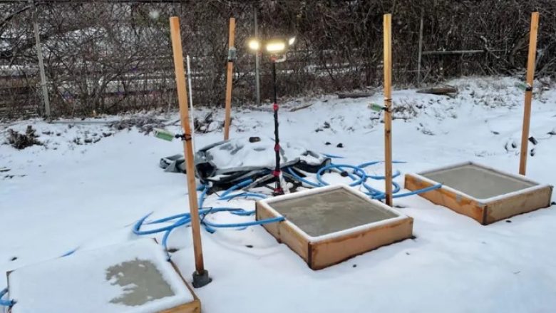Rezistent ndaj të ftohtit, shkencëtarët kanë zbuluar betonin që shkrin vetë borën në rrugë