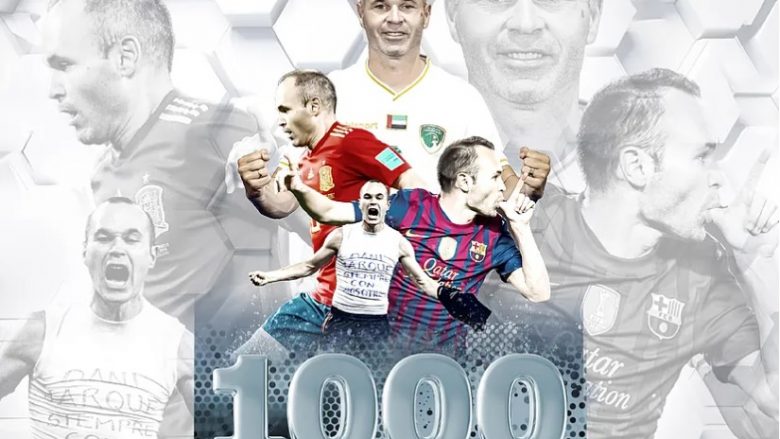 Andres Iniesta arrin 1000 ndeshje si futbollist – ka një gjë që ai nuk e ka bërë kurrë gjatë kësaj periudhe