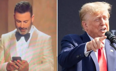 Trump e kritikoi për prezantimin e dobët, Jimmy Kimmel i përgjigjet nga skena e “Oscars”: A nuk ka kaluar koha jote e burgut?