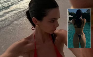 Kendall Jenner ekspozon linjat trupore në bikini, në fotografitë e fundit në Instagram