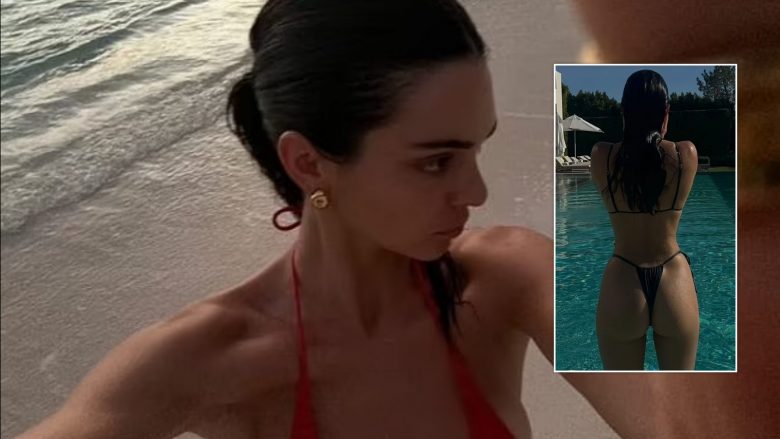 Kendall Jenner ekspozon linjat trupore në bikini, në fotografitë e fundit në Instagram