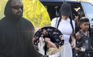 Kim Kardashian dhe Kanye West bashkohen për ta mbështetur djalin Saint, në ndeshjen e tij të basketbollit