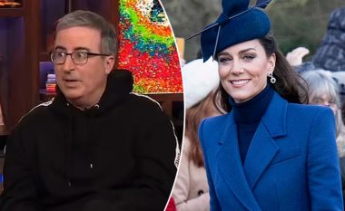 "Ekziston një mundësi që ajo ka vdekur para disa muajsh", prezantuesi John Oliver trondit me deklaratën për Princeshën Kate në emisionin britanik