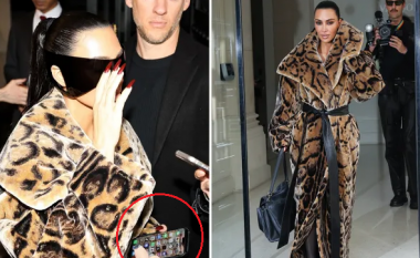Kim Kardashian kapet mat, paparacët zmadhojnë fotografinë e telefonit të saj dhe zbulojnë aplikacionet për të rritur që ajo ka të instaluar