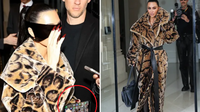 Kim Kardashian kapet mat, paparacët zmadhojnë fotografinë e telefonit të saj dhe zbulojnë aplikacionet për të rritur që ajo ka të instaluar