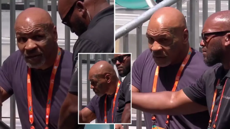 Mike Tyson përfshihet në një moment të vështirë me sigurimin në Miami Open