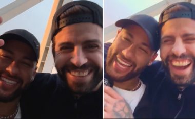 “Ai po qëndron”, Pique ribashkohet me Neymarin për të rikrijuar foton virale të 2017-ës