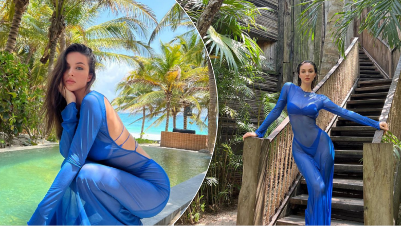 Oriola Marashi mahnit me një fustan transparet, në fotografitë e fundit në Instagram