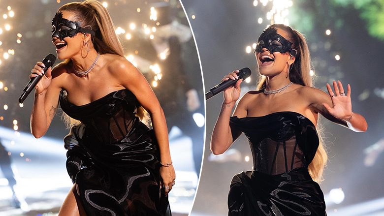 Rita Ora me performancë spektakolare në hapjen e “The Masked Singer”, në Amerikë