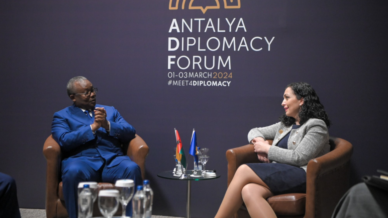 Osmani takohet me presidentin e Guinea Bissau, flasin për thellimin e marrëdhënieve mes dy vendeve