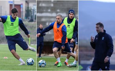 Të gjithë futbollistët e pranishëm, Kosova mbanë stërvitjen e dytë në Kampin Nacional