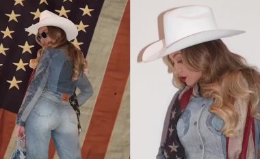 Beyonce duket fantastike me një dukje kauboji, vetëm disa ditë para publikimit të albumit të saj “Cowboy Carter”