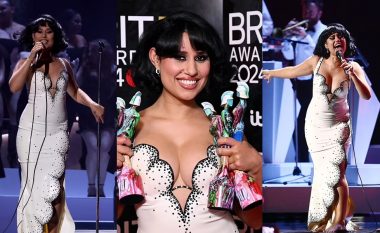 Raye mahnit fansat në BRIT Awards 2024, pasi ka ngjashmëri me ikonën legjendare Amy Winehouse
