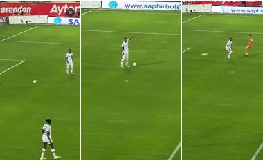 Në Turqi u shënua goli më i çuditshëm që keni parë ndonjëherë, lojtari i Trabzonsporit ‘harroi’ lojën dhe lejoi kundërshtarin të shënojë