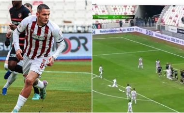 Rey Manaj është tjetër nivel, shënon gol të çmendur nga gjuajtja e lirë në Turqi