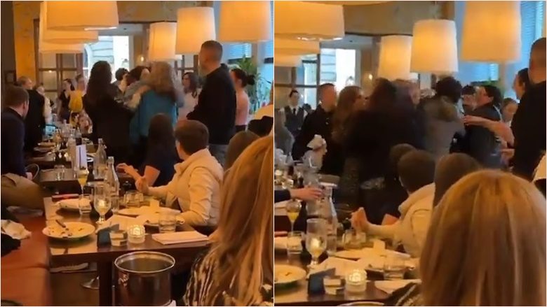 Përleshje në një restorant të Liverpoolit – gratë godasin me grushte njëra-tjetrën, njëra u godit me një pasqyrë